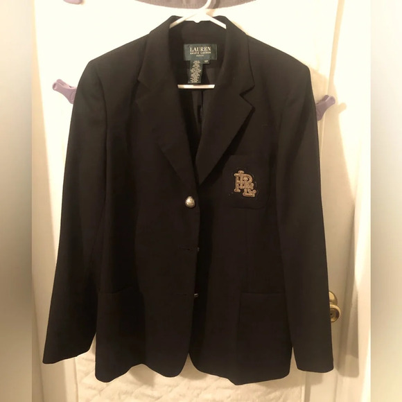 Lauren Ralph Lauren Jackets & Blazers - RARE Vintage Lauren Ralph Lauren Wool Blazer with Crest